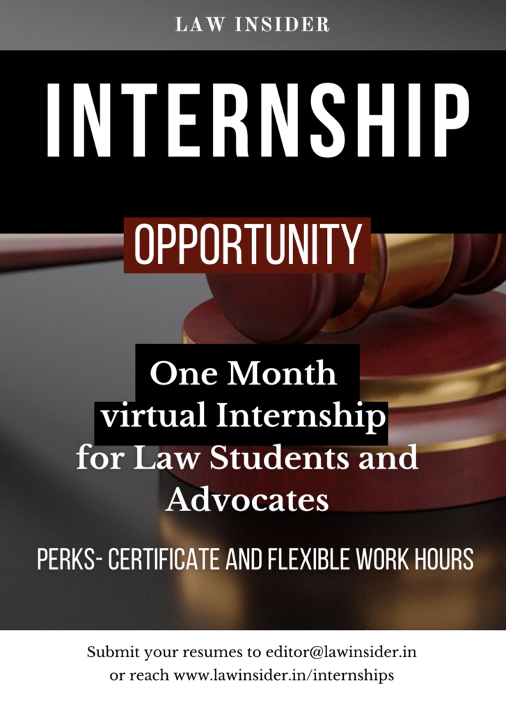 Internship Law Insider