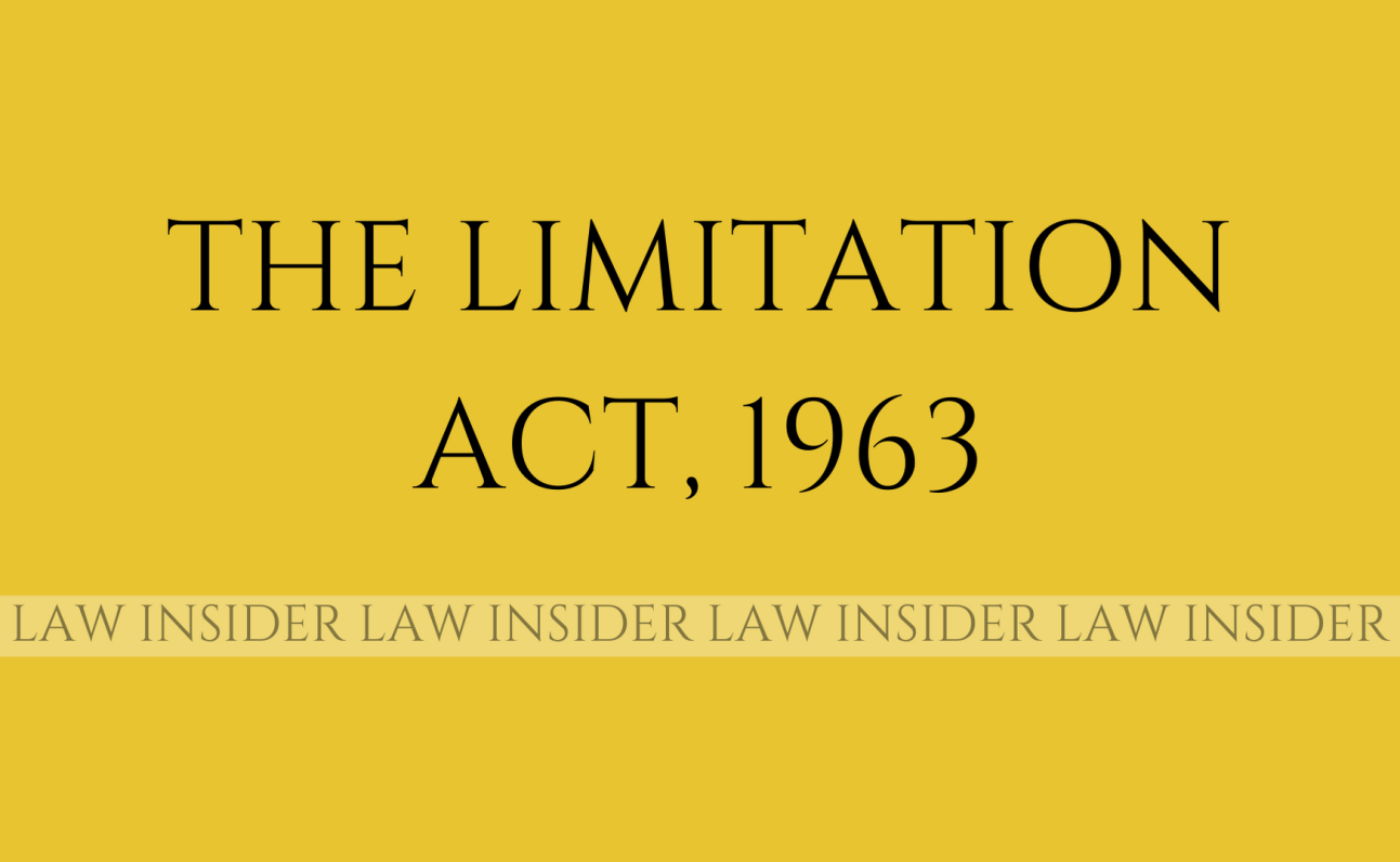THE LIMITATION ACT LAW INSIDER