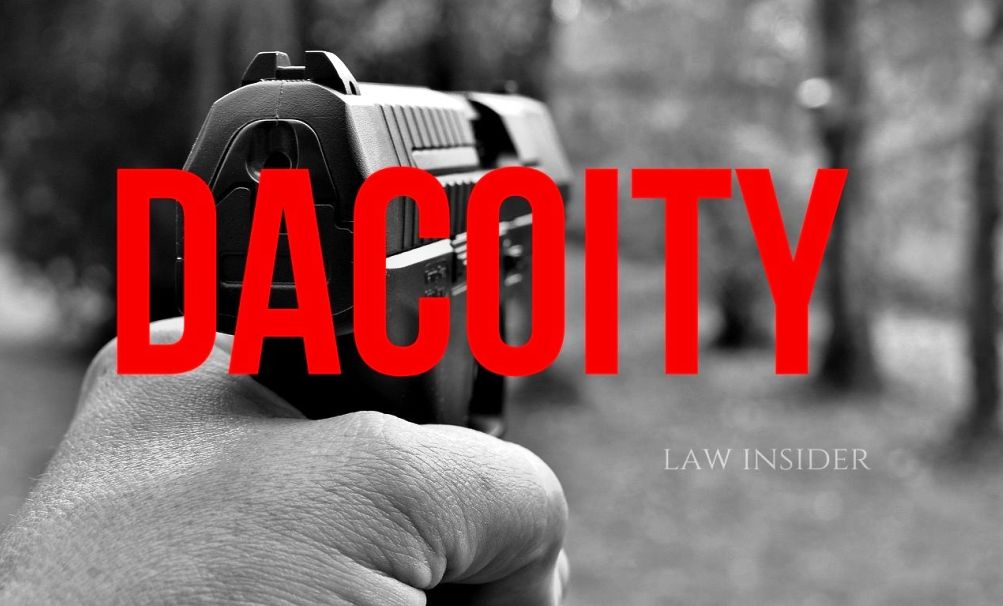 Dacoity crime Law Insider