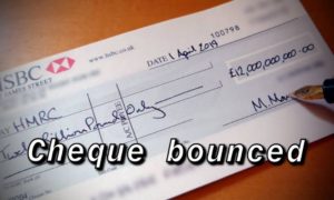 cheque bounced Law Insider