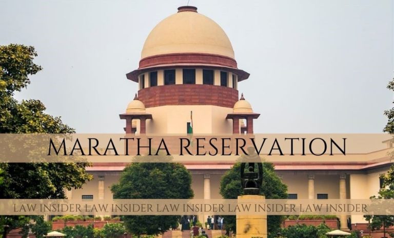 Maratha Reservation Law Insider IN