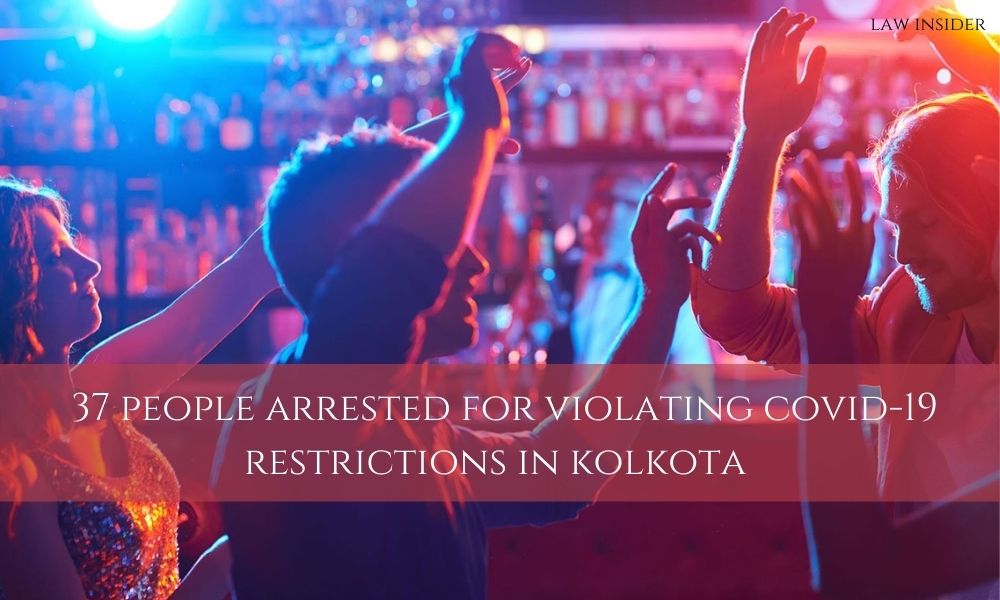 Party arrested Kolkata restrictions bar hotel club