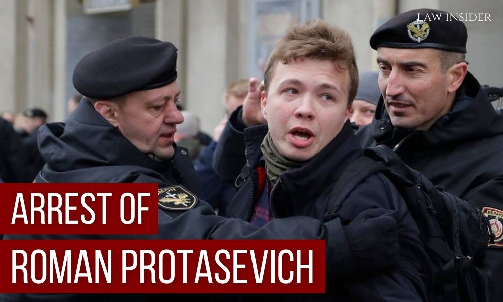 Roman Protasevich arrest police belarus