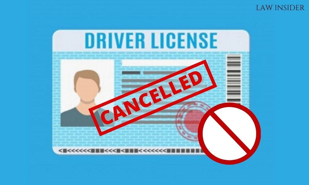 driver license cancelled - law insider