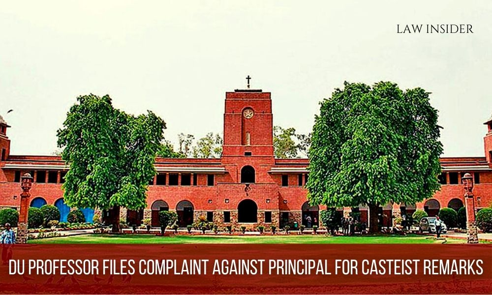 DU Professor files Complaint against Principal for Casteist Remarks