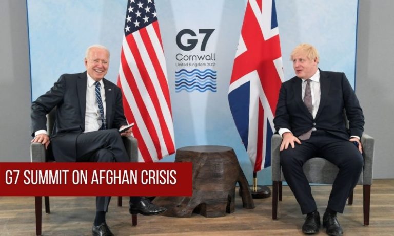G7 Summit on afghan crisis law insider
