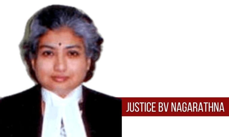 Justice BV Nagarathna law insider