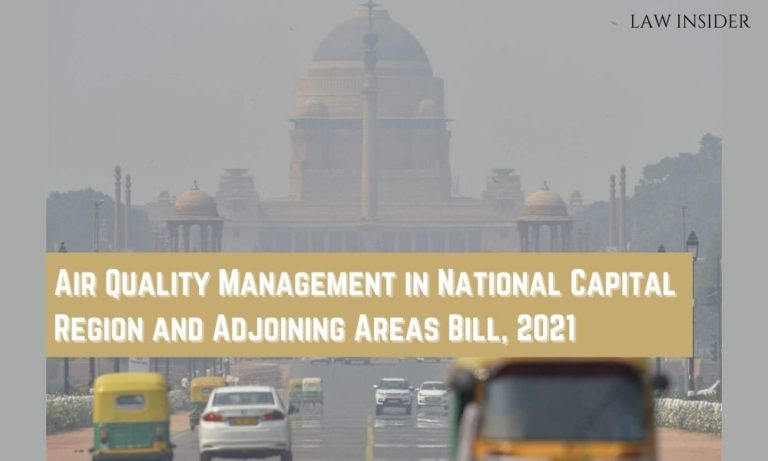 Air Quality Management in National Capital Region and Adjoining Areas Bill - law insider