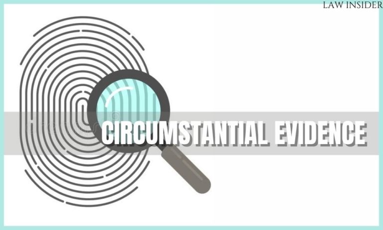 circumstantial evidence - LAW INSIDER