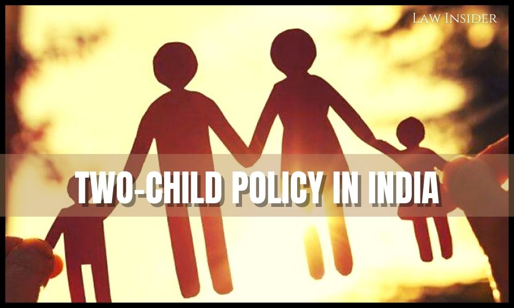 Two child policy - law insider