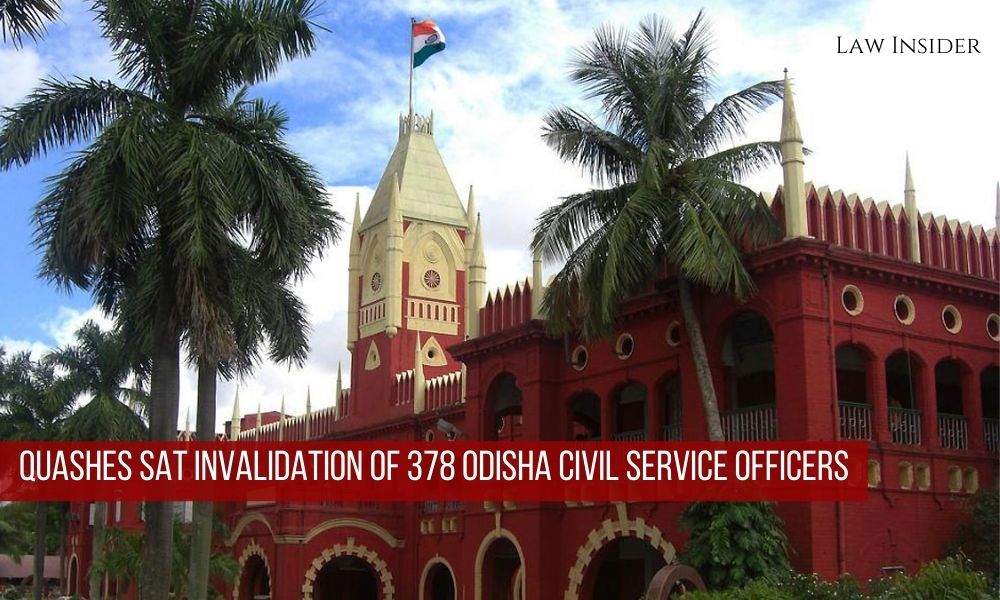 SAT Orissa High Court OCS Gazett