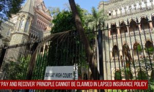 Bombay High Court Insurance claim pay and recover Accident