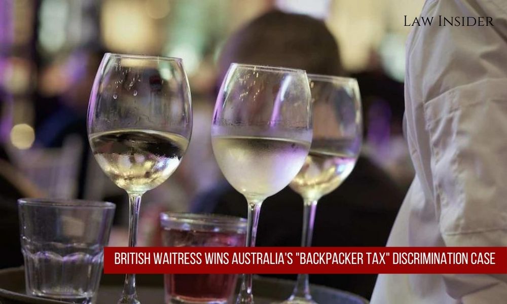 Australia High Court Discrimination Backpacker Tax Waitress British