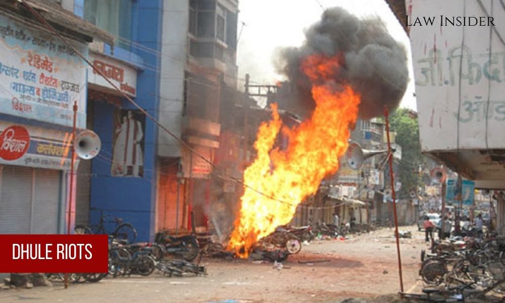 Riots Fire Dhule Strikes Voilence