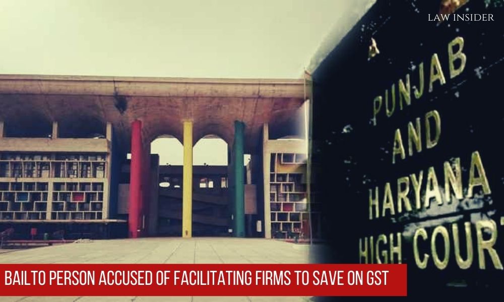 Punjab and Haryana high court GST Fraud Firms Accused Bail