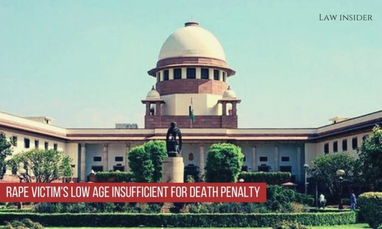 Supreme Court of India Rape Age Bar Death Penalty