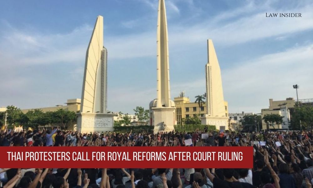 Thailand Protesters Court Royal reforms Monarchy