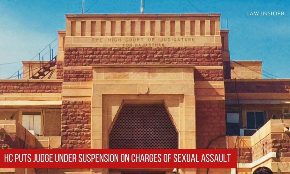 Rajasthan High Court POSCO Judge Sexual Assault