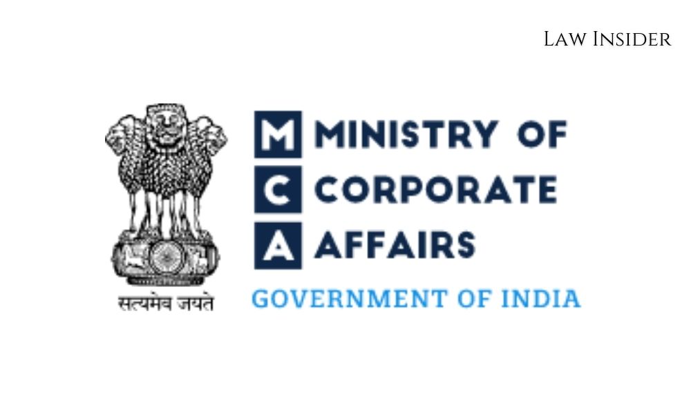 ministry of corporate affairs Law Insider