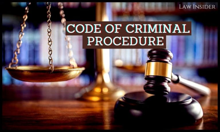 CODE OF CRIMINAL PROCEDURE Crpc Law insider