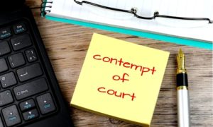CONTEMPT OF COURT LAW INSIDER