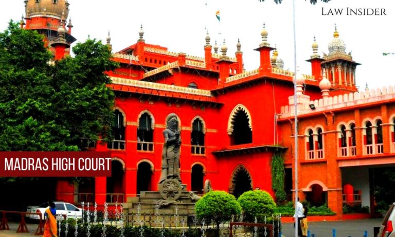 Madras Hc Law Insider