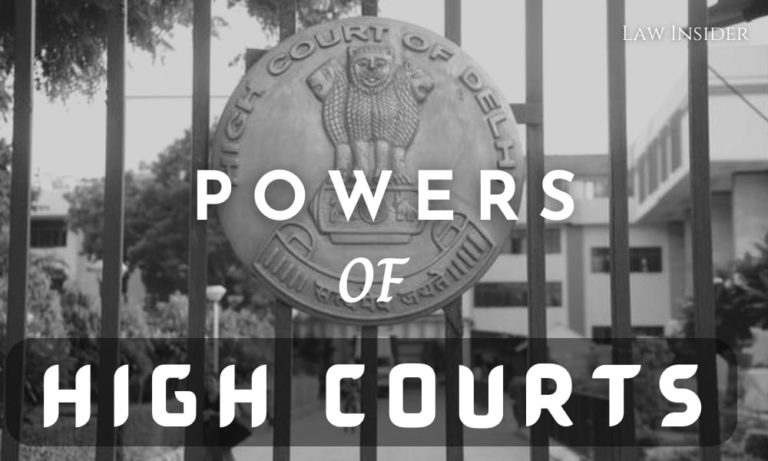 POWERS OF HIGH COURTS Law Insider