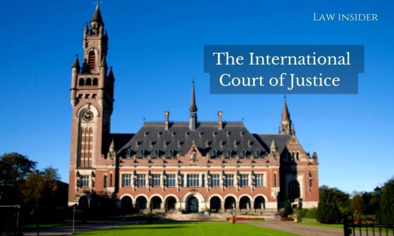 International Court of Justice Law Insider