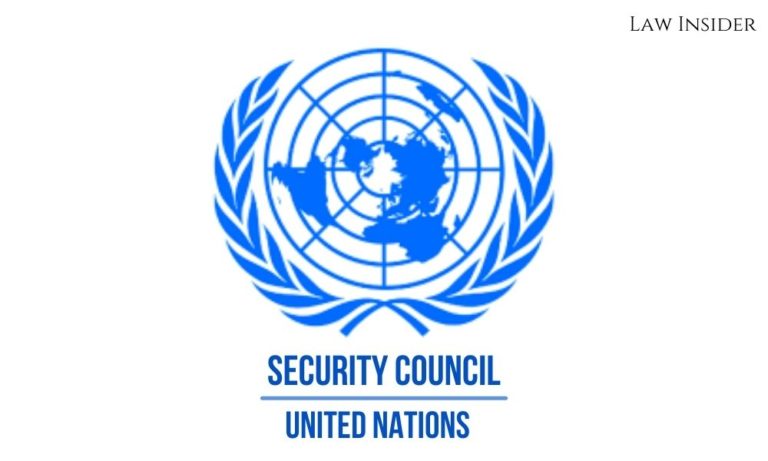 UNITED NATIONS SECURITY COUNCIL UNSC Law Insider