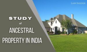 Ancestral Property India Law Insider