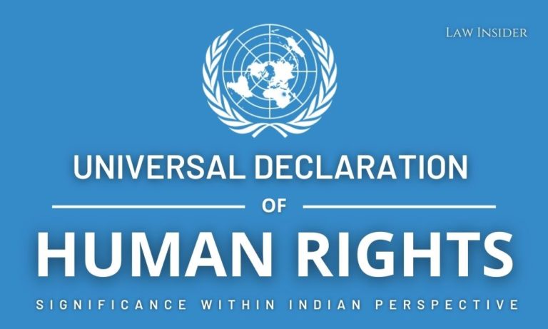 Universal Declaration of Human Right Law Insider