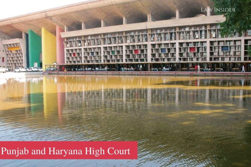 punjab and haryana high court Law Insider