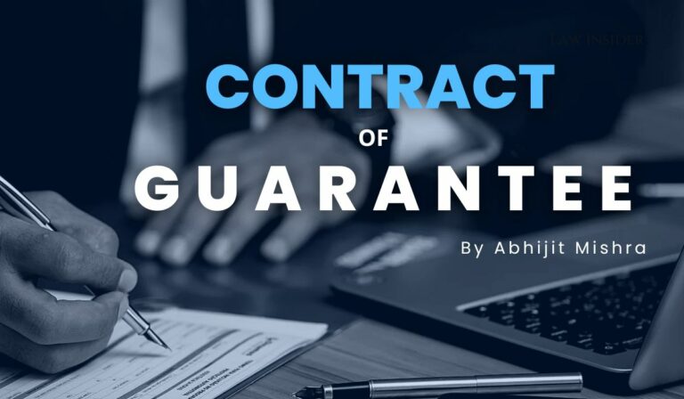 Contract of Guarantee Law Insider