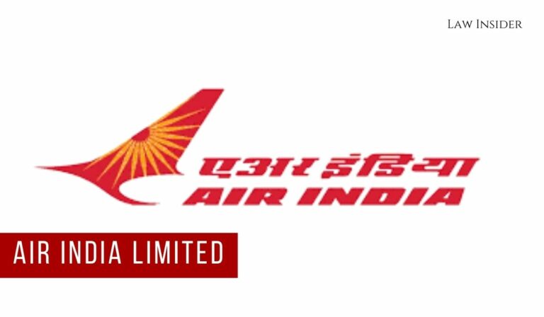Air India Limited Law Insider