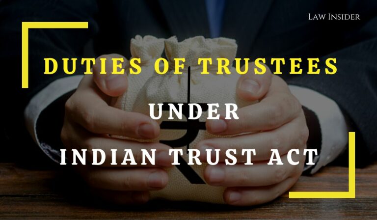 DUTIES OF TRUSTEES Law Insider