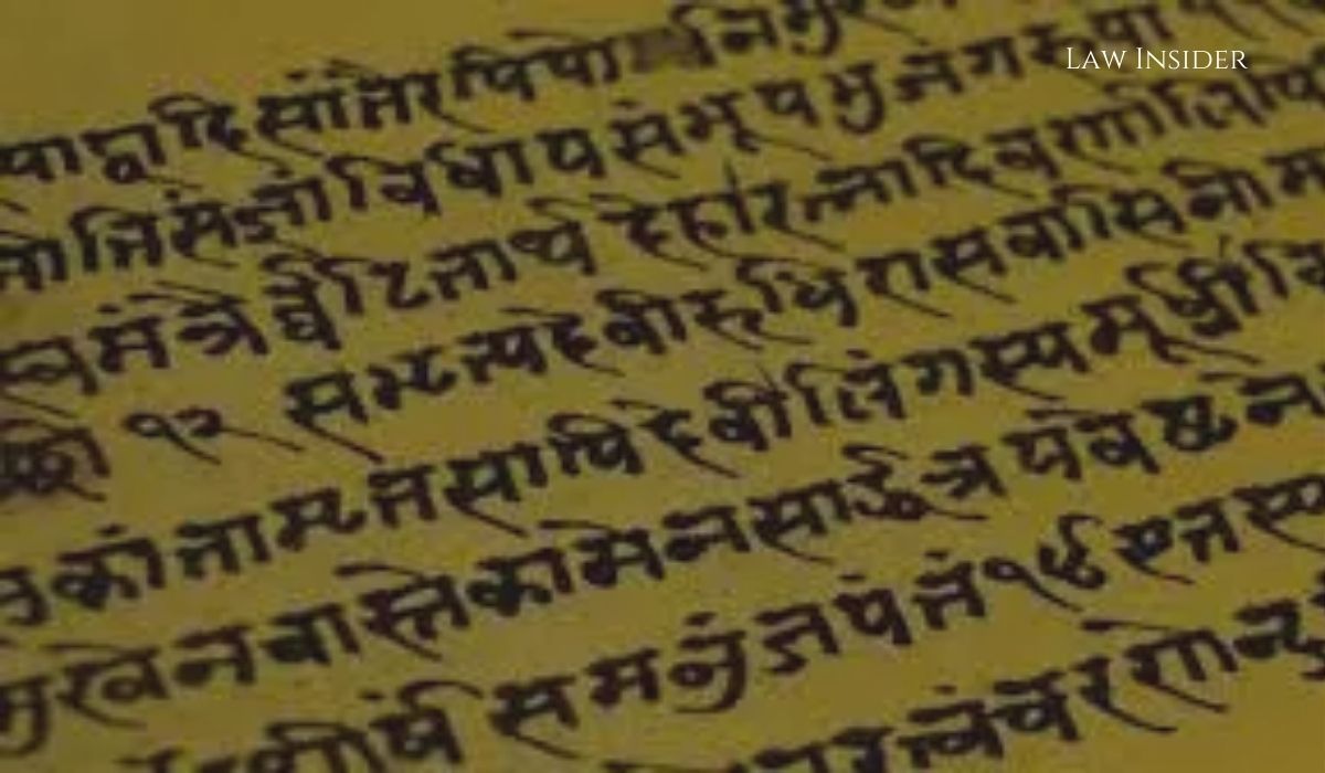 Sanskrit Law Insider