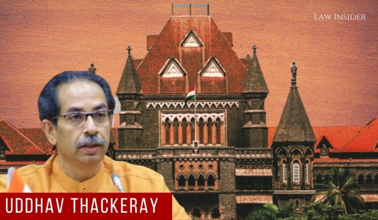 Uddhav Thackeray Law Insider