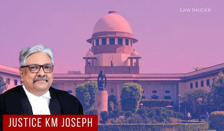 Justice KM Joseph Law Insider