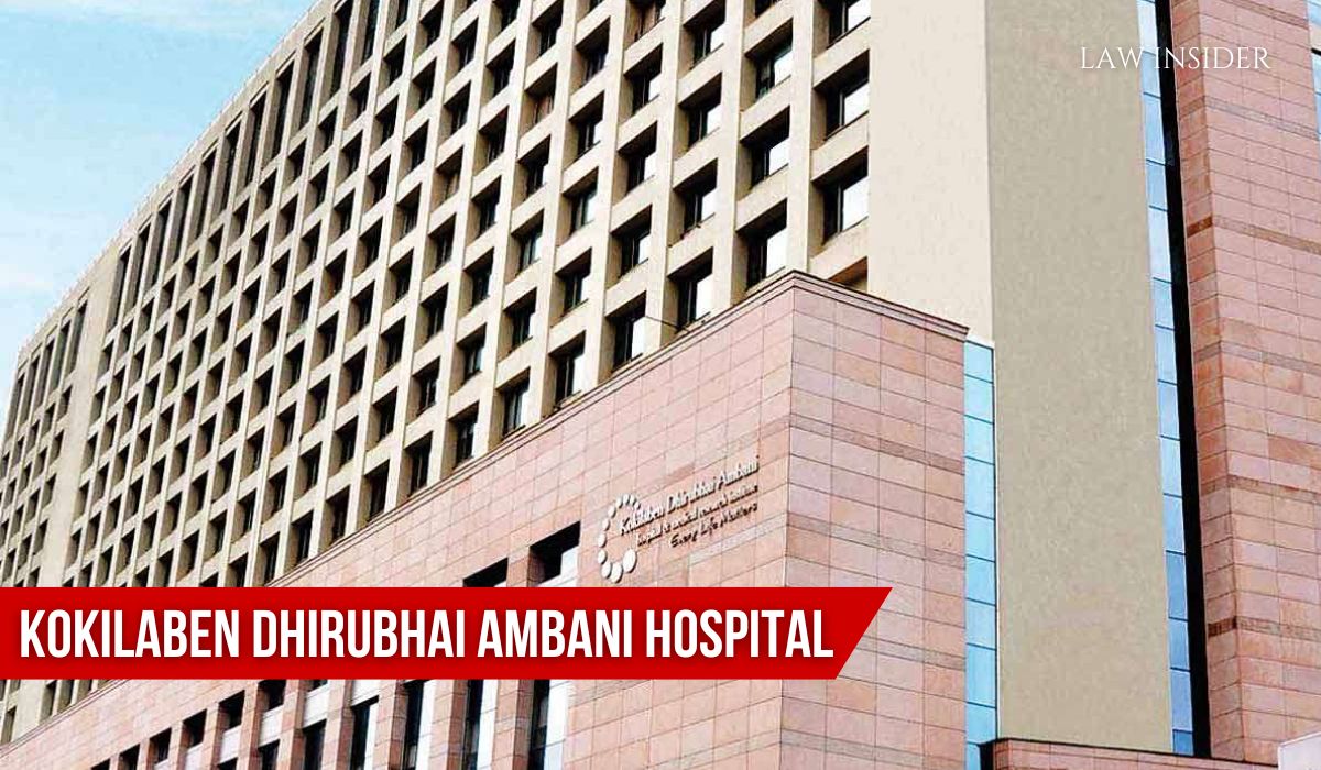 Kokilaben Dhirubhai Ambani Hospital law insider