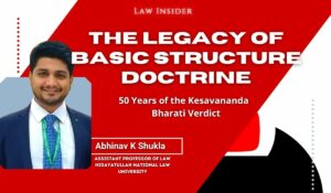 The Legacy of Basic Structure Doctrine law insider