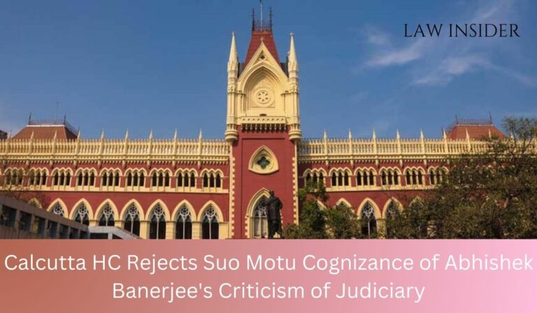 Calcutta HC Abhishej banarjee- Law Insider