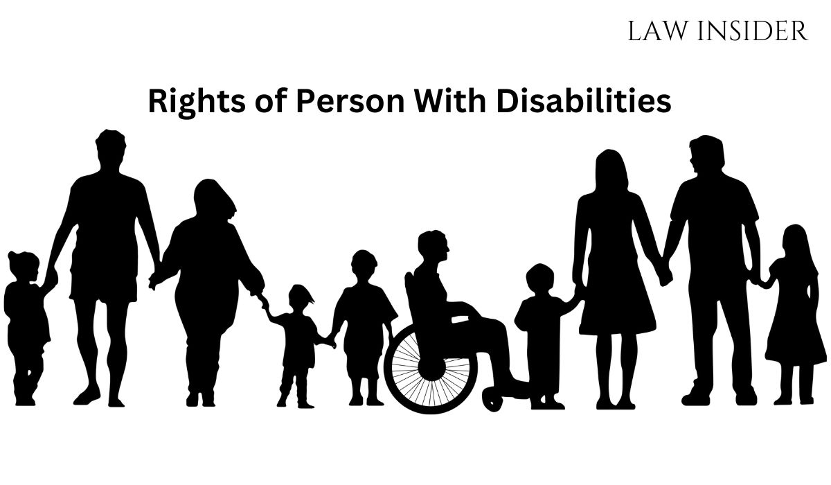 Right of person with Disability - Law Insider